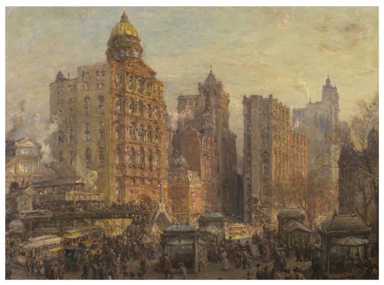 L'heure de pointe - Colin Campbell Cooper
