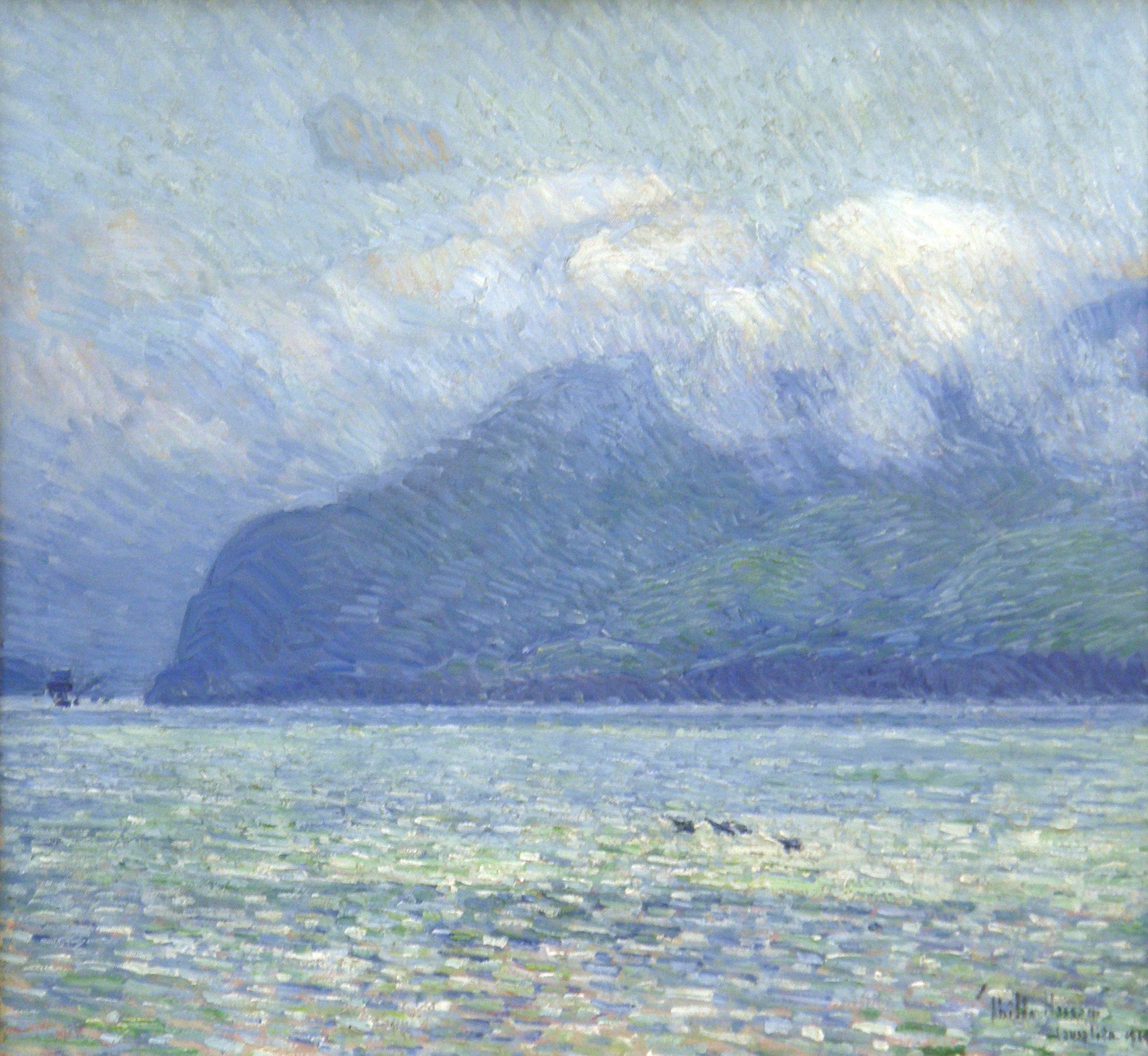 Le Voile d'Argent et la Porte Dorée - Childe Hassam