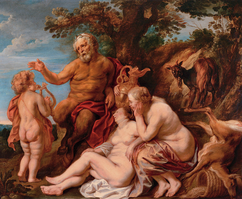 L'éducation de Jupiter - Jacob Jordaens