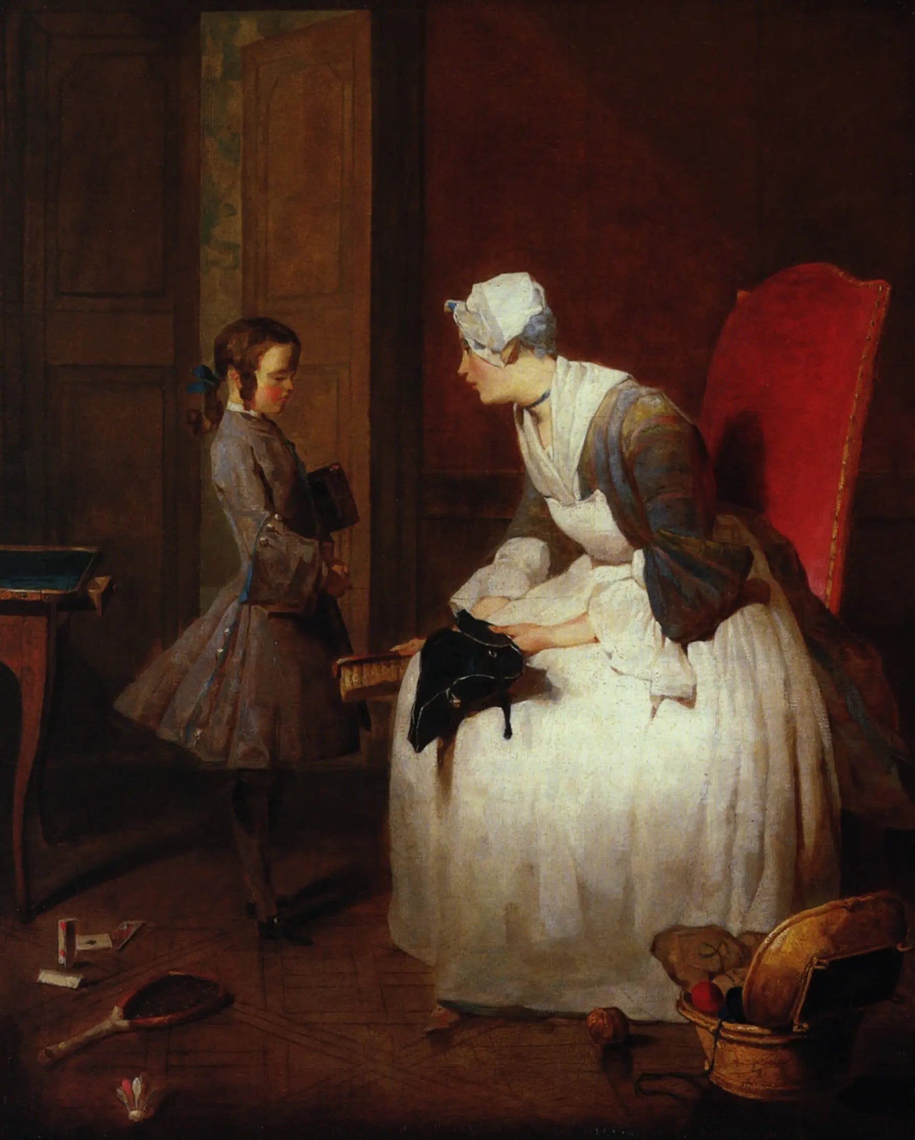 La Gouvernante - Jean Siméon Chardin - Alpha Reproduction