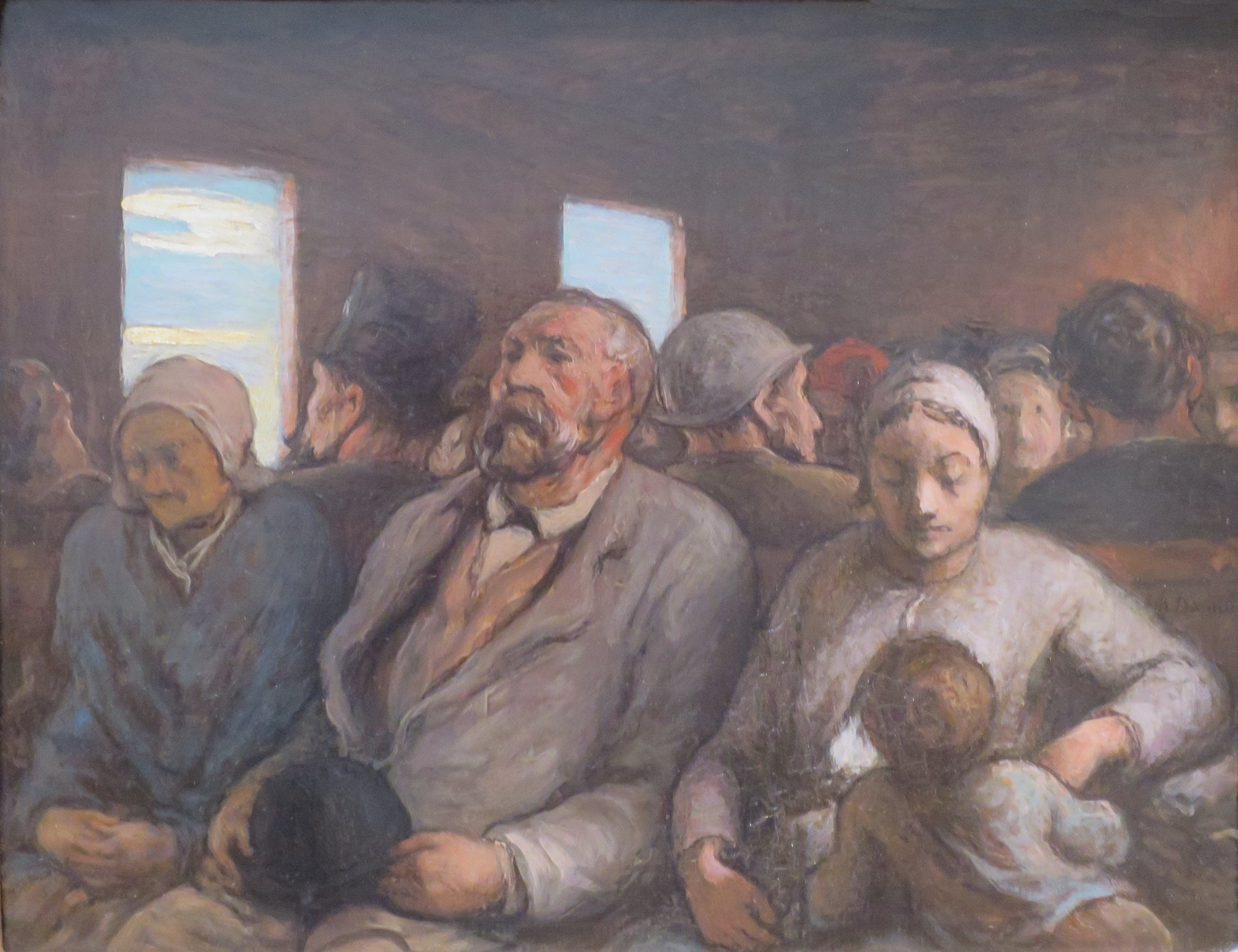 Un Wagon de troisième classe - Honoré Daumier