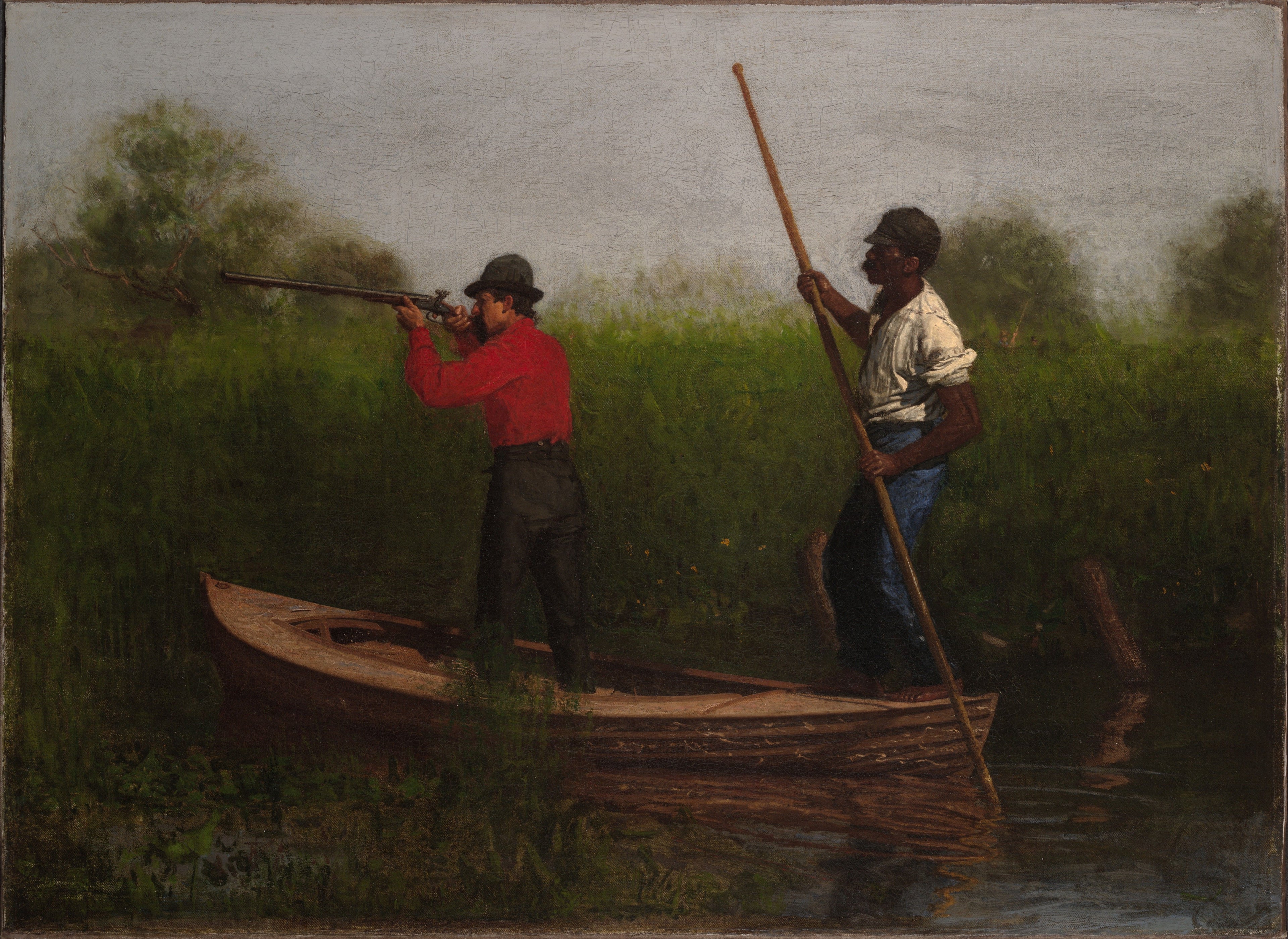Fusillade ferroviaire sur le Delaware - Thomas Eakins