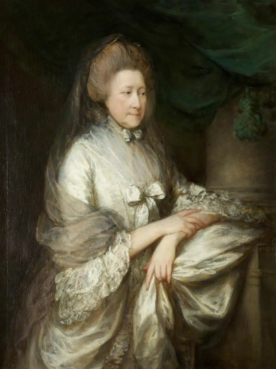 Élisabeth vicomtesse de Folkestone (1711–1782) - Thomas Gainsborough - Alpha Reproduction