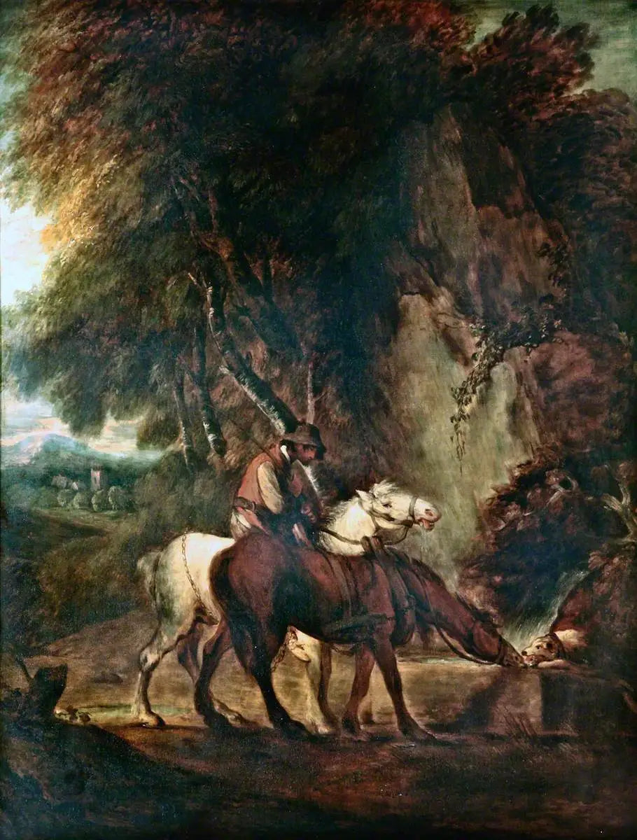 Abreuvement des chevaux - Thomas Gainsborough - Alpha Reproduction