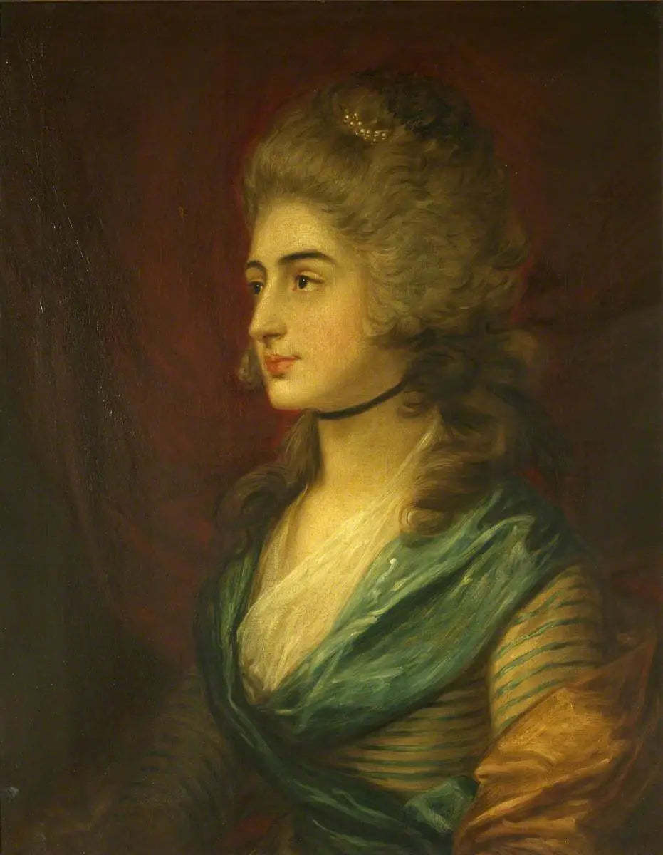 Sarah Siddons née Kemble (1755-1831) - Thomas Gainsborough - Alpha Reproduction