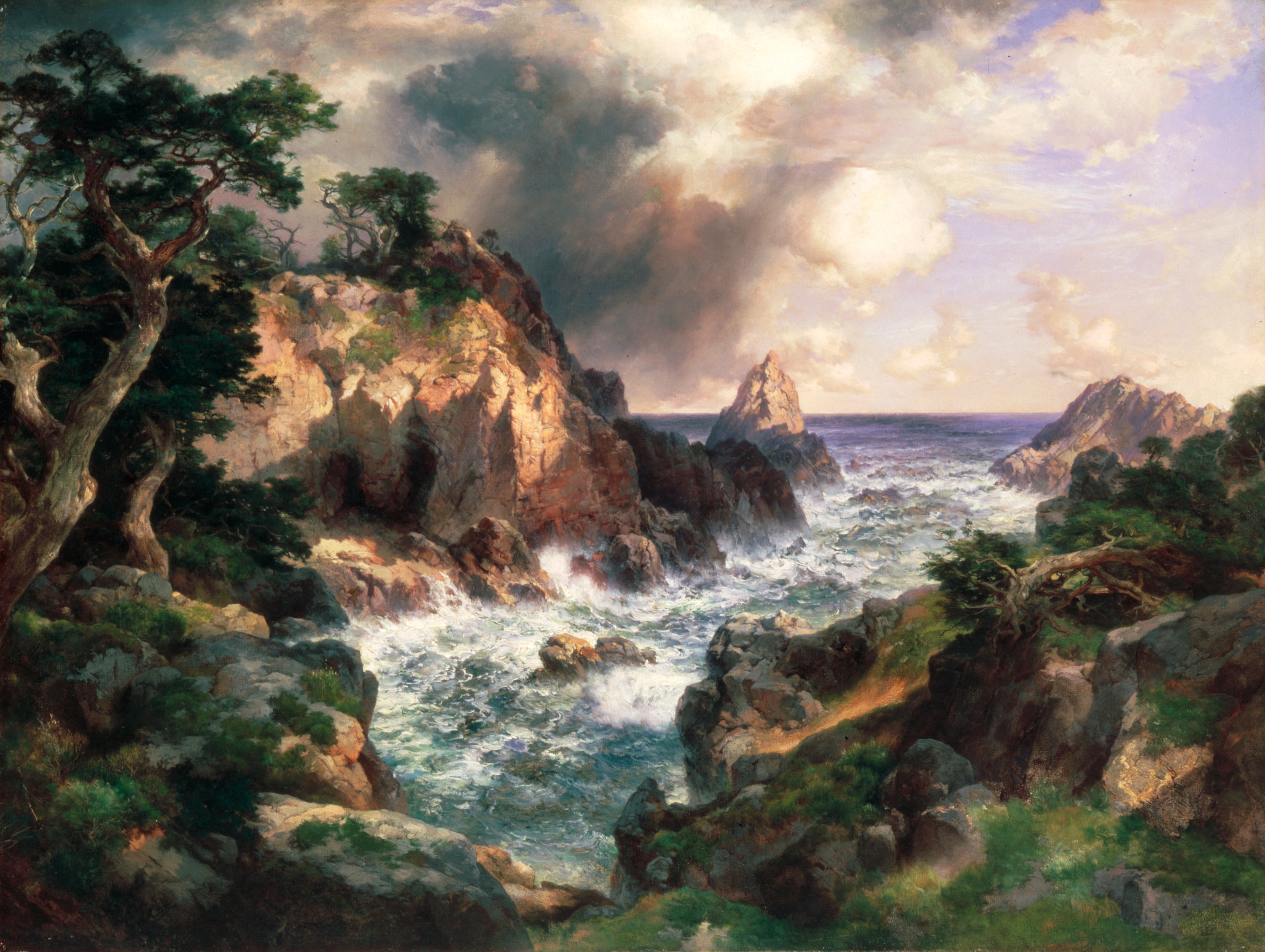 Point Lobos, Monterey, Californie - Thomas Moran
