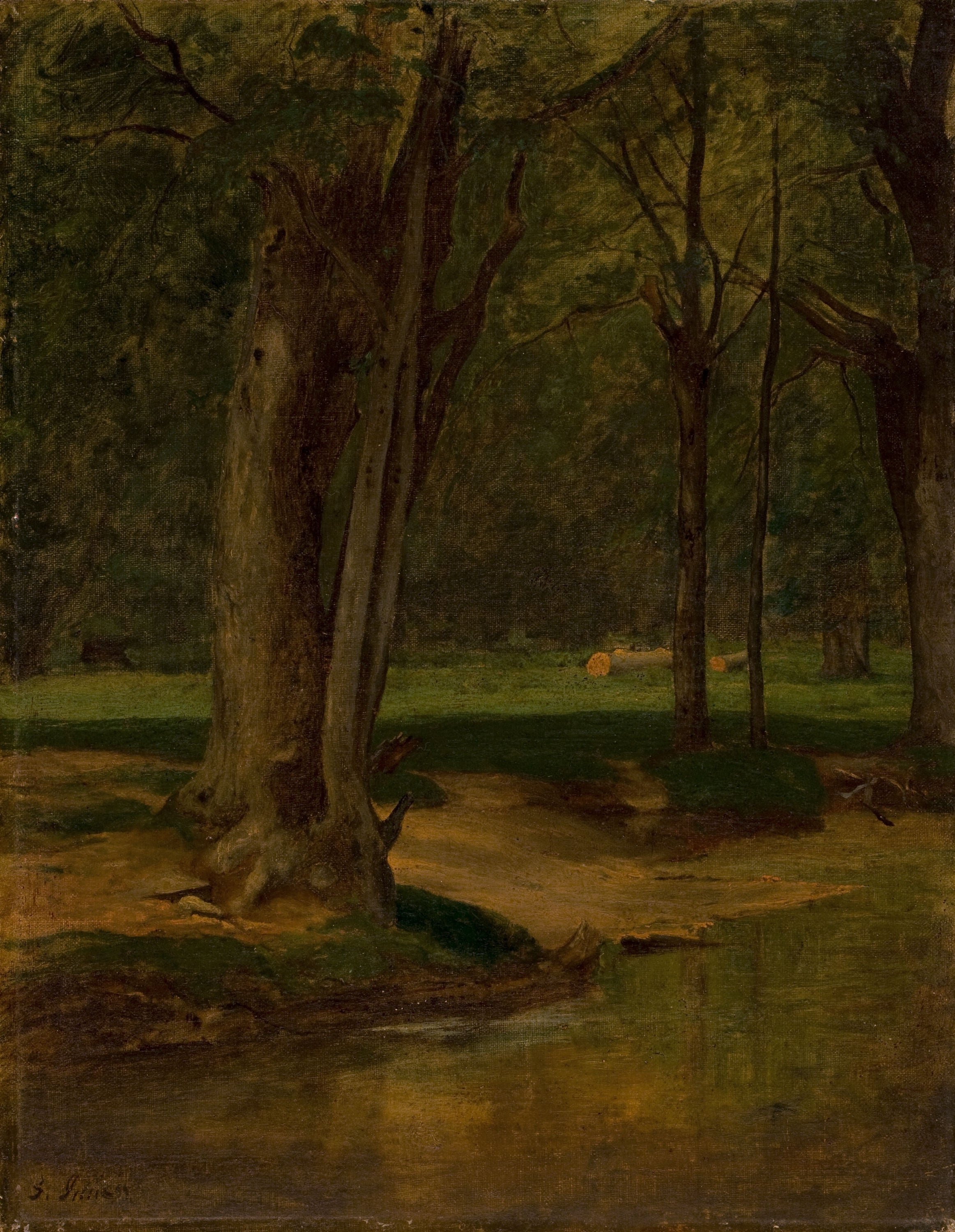 Ruisseau à truites, North Conway - George Inness