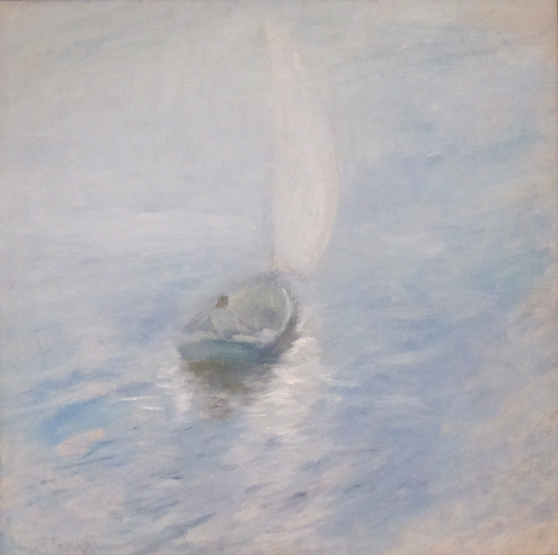 Naviguer dans la brume - John Henry Twachtman