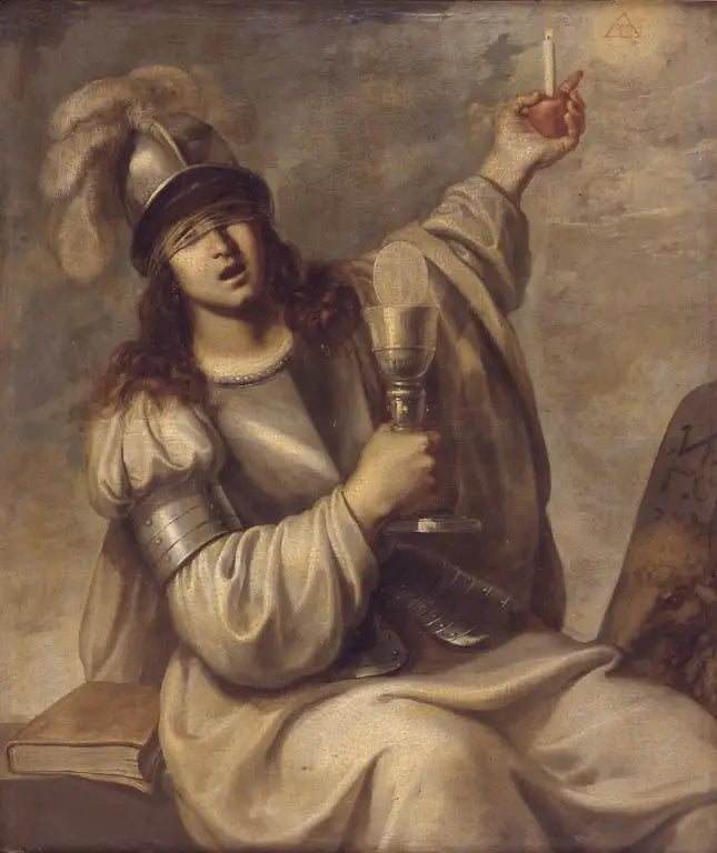 Troen. Allegorisk kvindefigur - Guido Reni - Alpha Reproduction