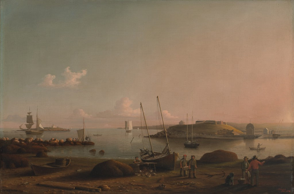 Vue du port de Gloucester - Fitz Henry Lane