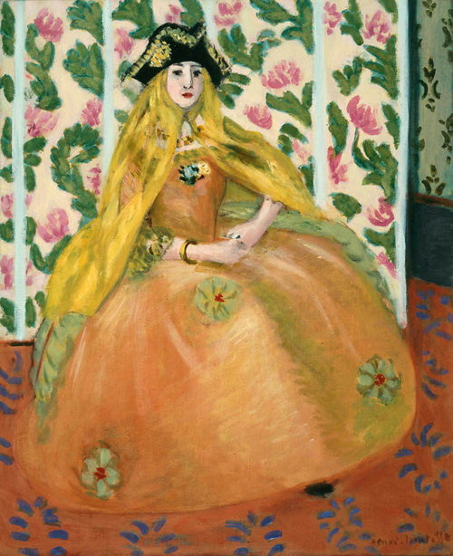 Reproduction du tableau « Vénitienne - Henri Matisse » par Alpha Reproduction en peinture à l’huile