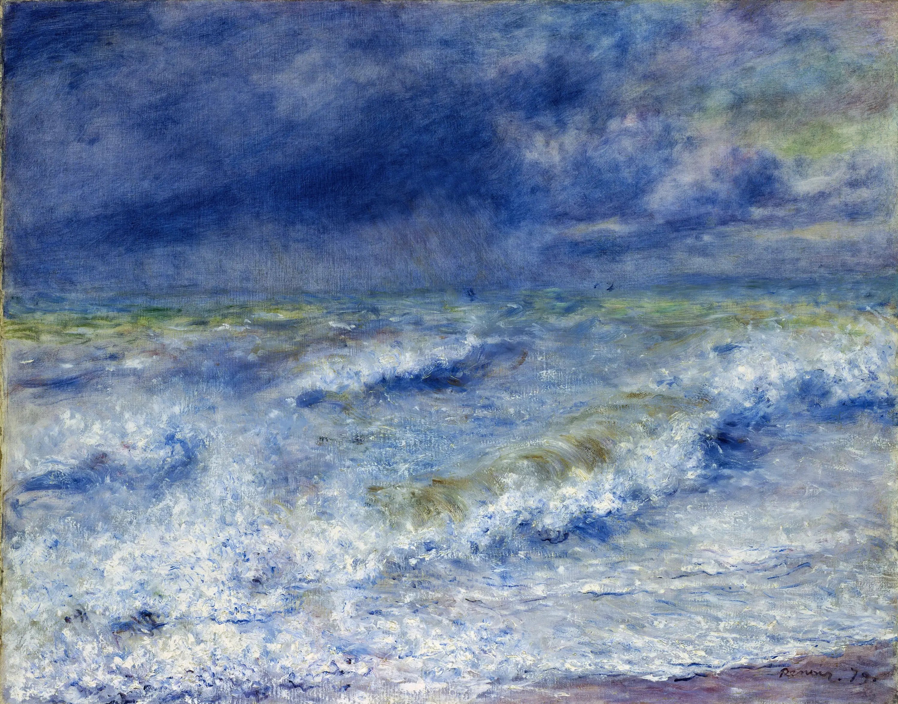Reproduction du tableau « Marin - Pierre-Auguste Renoir » par Alpha Reproduction en peinture à l’huile