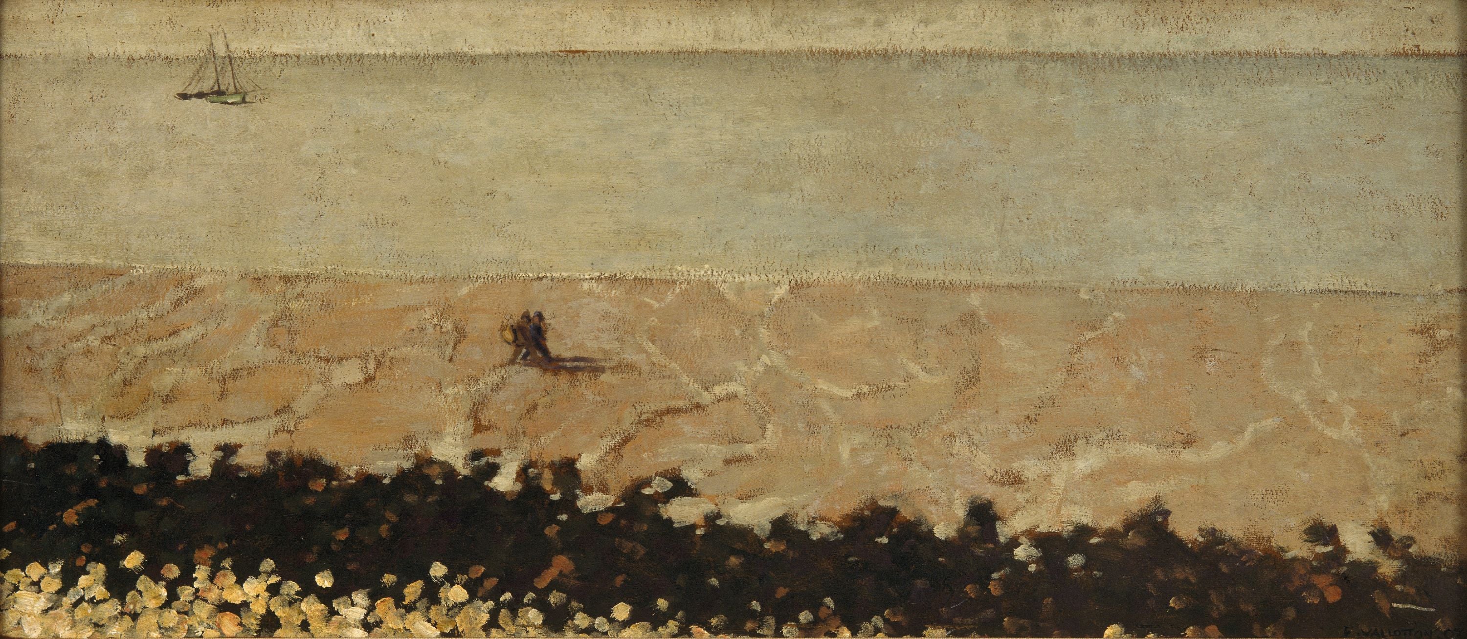 Marée basse à Villerville - Félix Vallotton