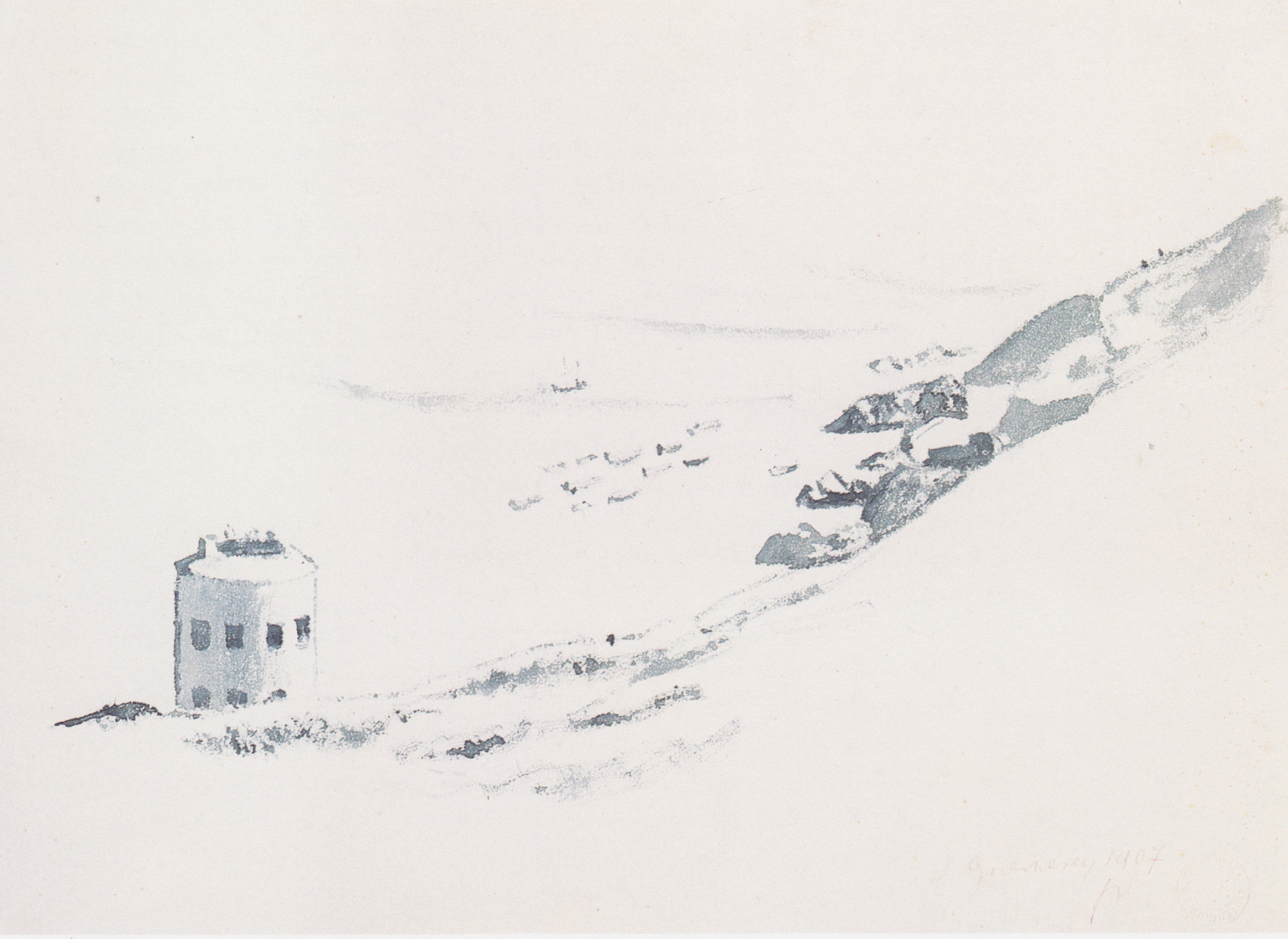 Une tournée Martello à Guernesey - Félix Vallotton