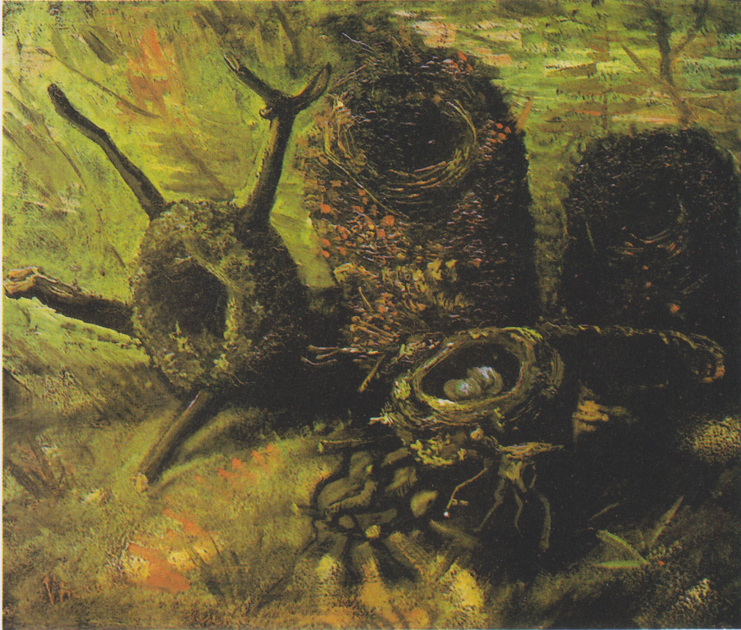 Reproduction du tableau « nids d'oiseaux - Vincent van Gogh » par Alpha Reproduction en peinture à l’huile