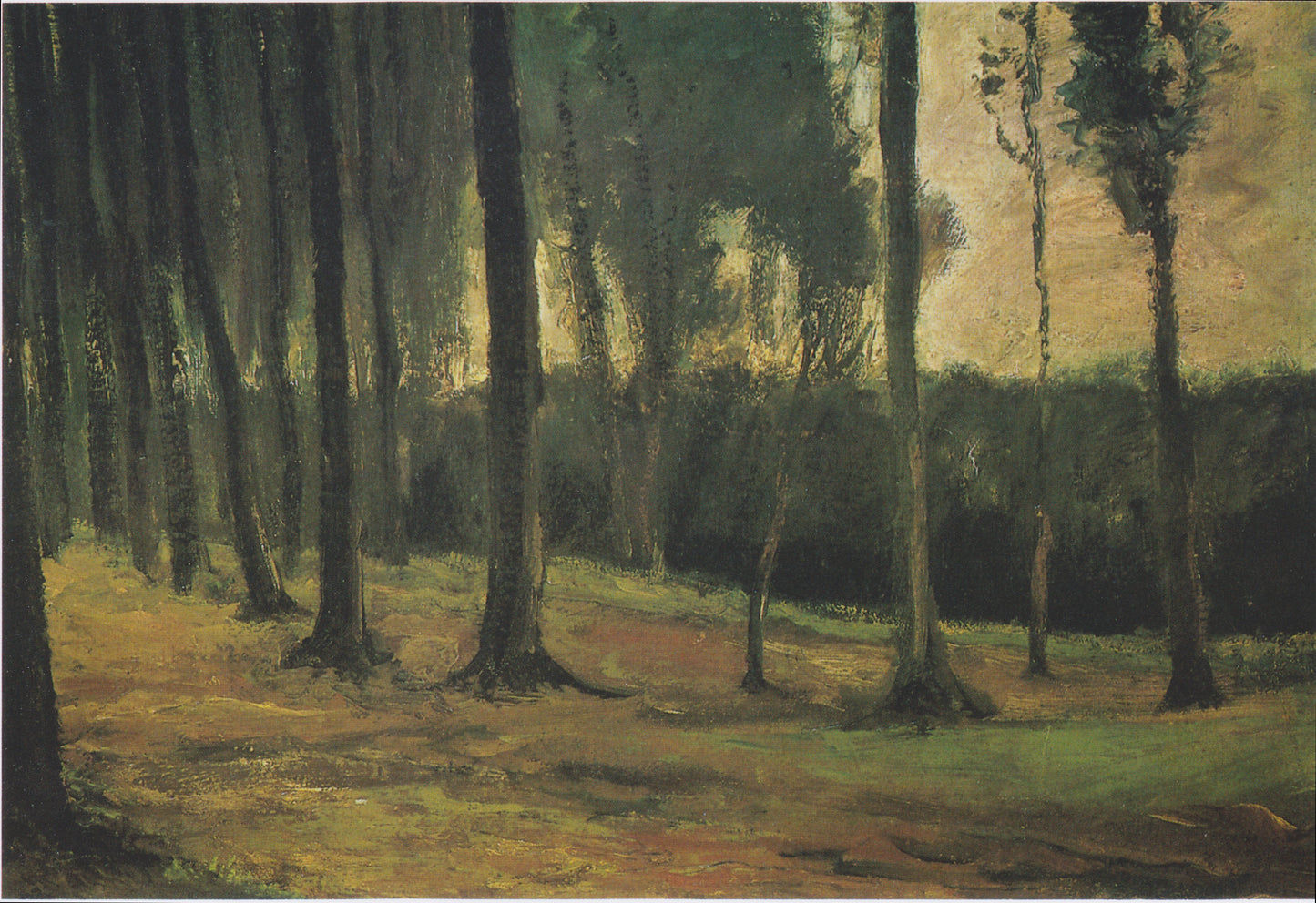 Reproduction du tableau « lisière d'un bois - Vincent van Gogh » par Alpha Reproduction en peinture à l’huile