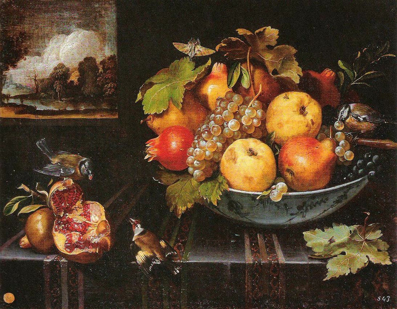 Nature morte avec fruits et oiseaux - Juan van der Hamen