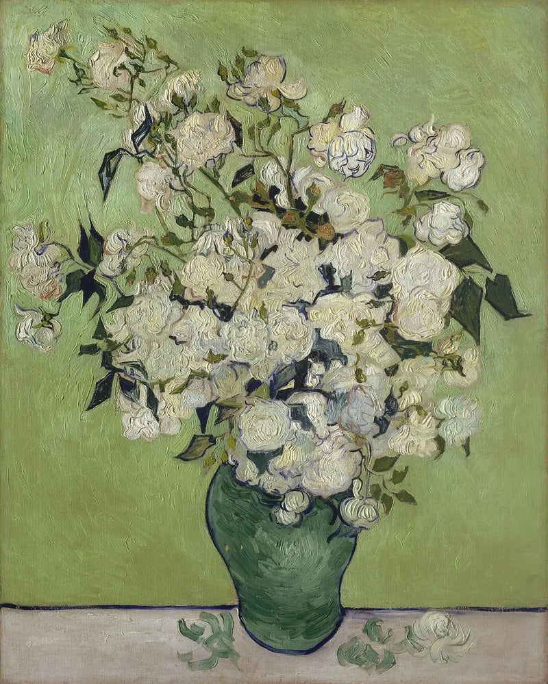 バラの花瓶 - Vincent van Gogh