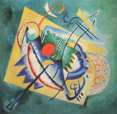 Reproduction du tableau « Ovale rouge - Vassily Kandinsky » par Alpha Reproduction en peinture à l’huile
