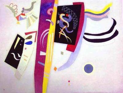 Reproduction du tableau « Orange Violet - Vassily Kandinsky » par Alpha Reproduction en peinture à l’huile