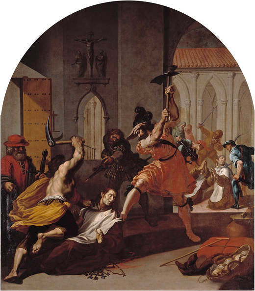 Le martyre des chartreux de Roermond - Vincenzo Carducci