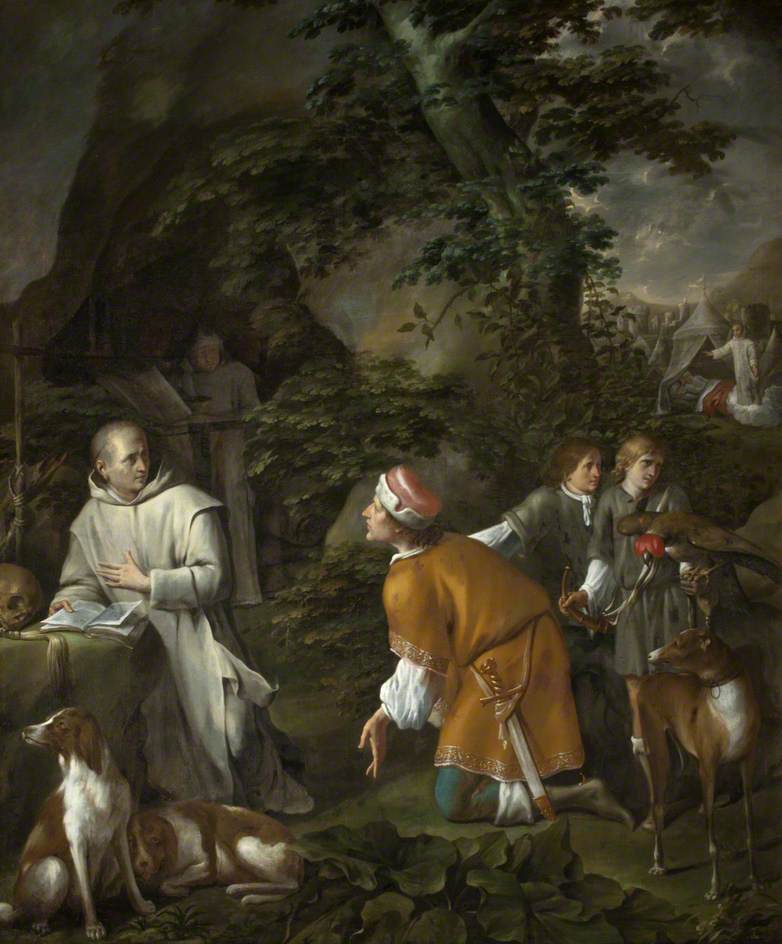 Roger Guiscard, duc des Pouilles et de Calabre, rencontrant saint Bruno à La Torre - Vincenzo Carducci