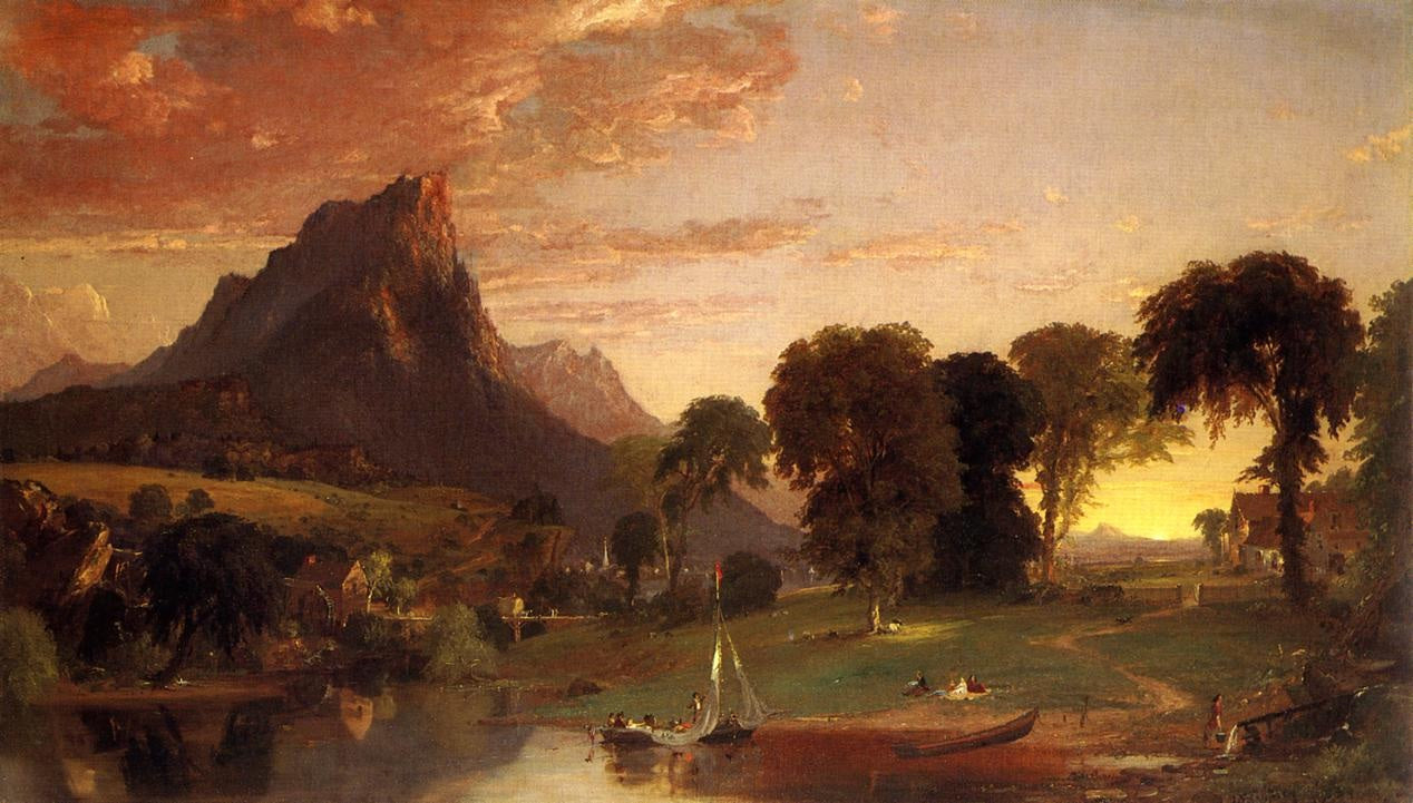 Vue près de Sherburne, comté de Chenango - Jasper Francis Cropsey