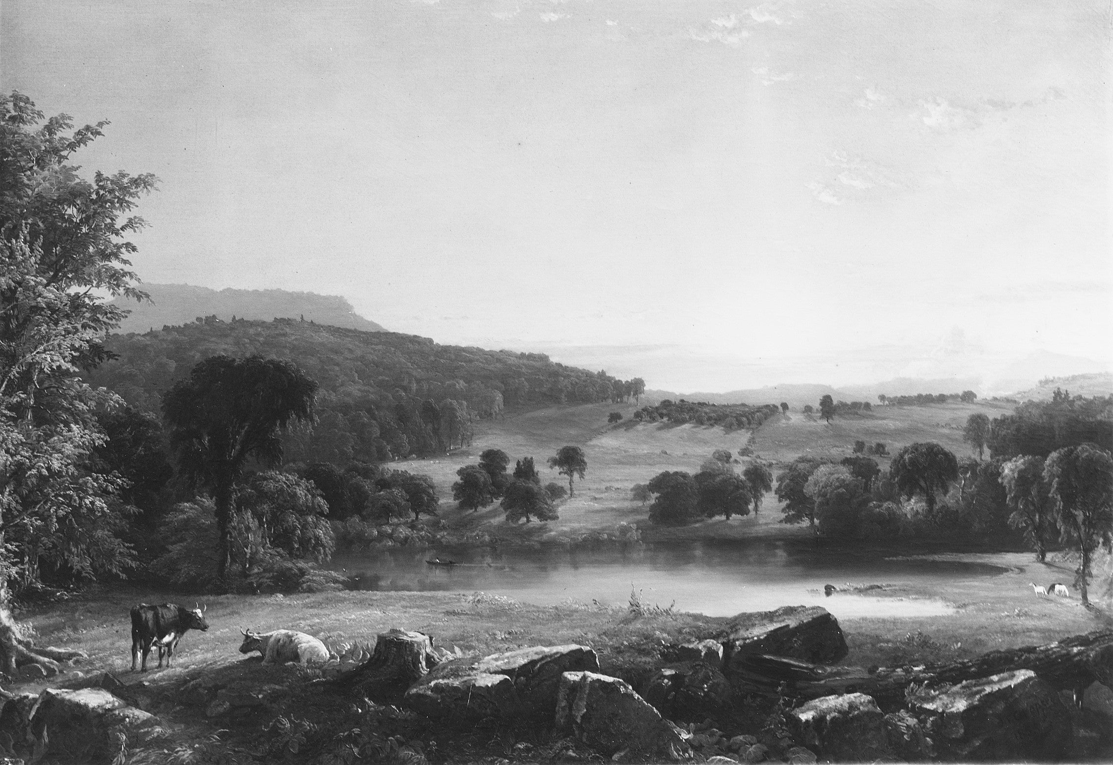 Vue près de Sherburne, comté de Chenango, New York - Jasper Francis Cropsey