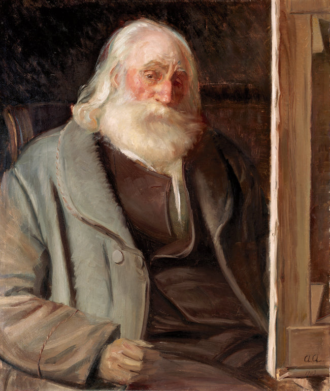 Kyhn dans son studio - Anna Ancher