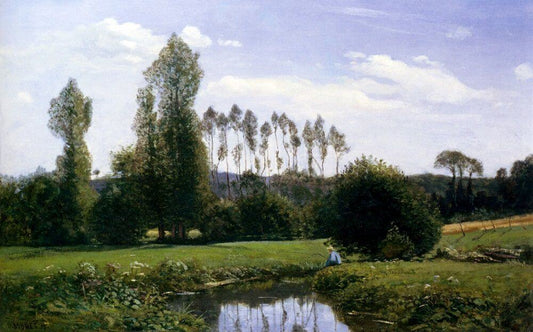ルエルの眺め – クロード・モネ（1858年頃–1859年頃）