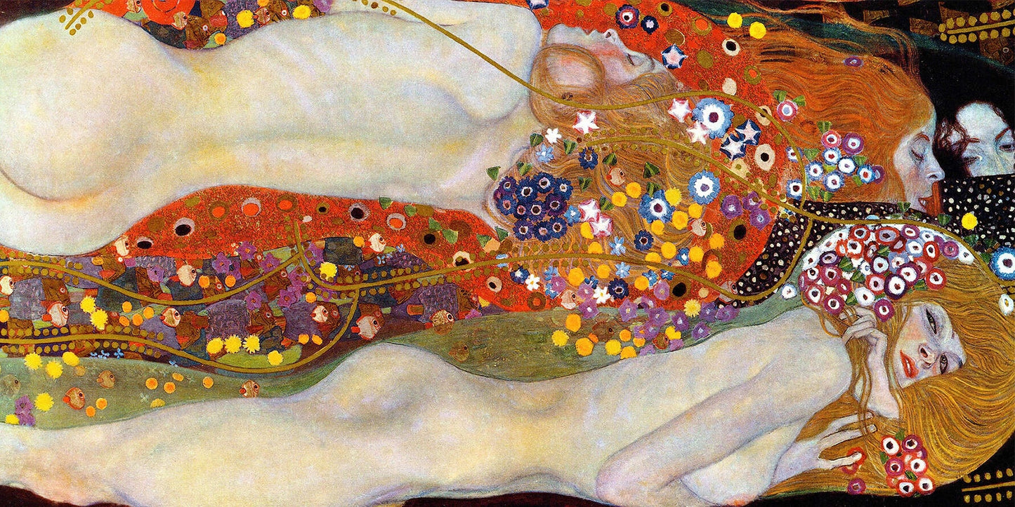 🐍✨ 水の蛇 – グスタフ・クリムト（1904年頃–1907年頃）
