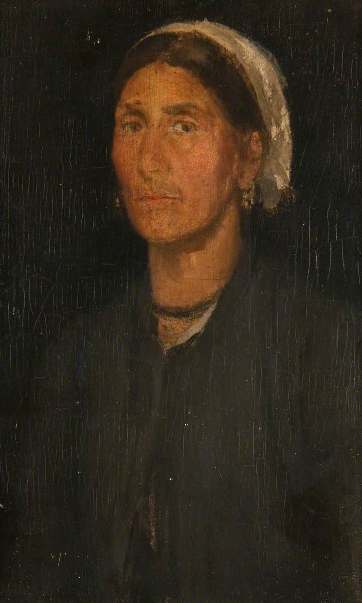 Reproduction du tableau « Tête de paysanne - James Abbott McNeill Whistler » par Alpha Reproduction en peinture à l’huile