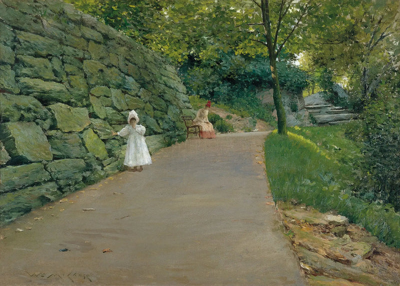 公園の中（副道） - ウィリアム・メリット・チェイス

Source:
Dans le parc (un sentier secondaire) - William Merritt Chase
