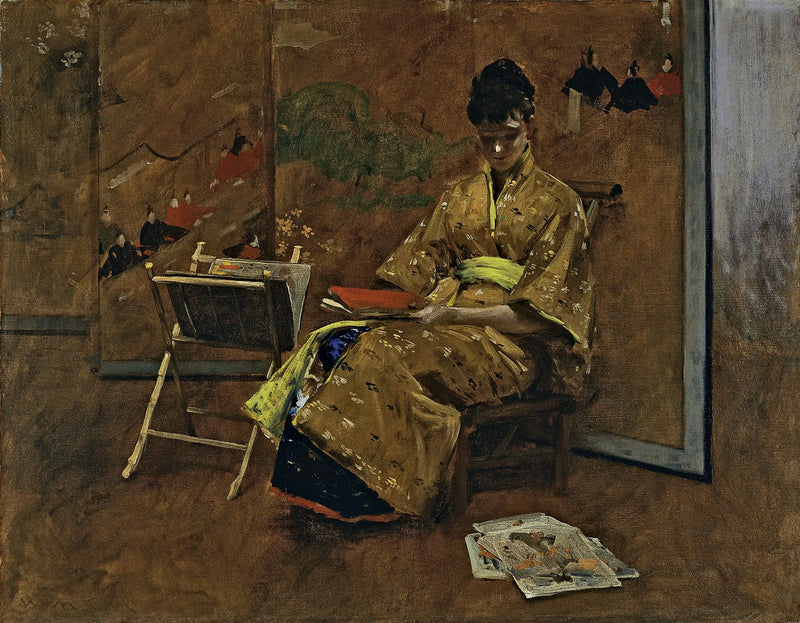ル・キモノ - ウィリアム・メリット・チェイス

Source:
Le Kimono - William Merritt Chase