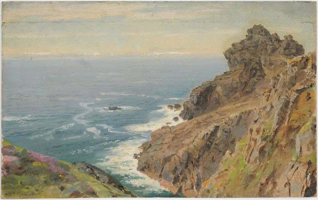 Côte près de Boscastle Cornouailles - William Trost Richards - Alpha Reproduction