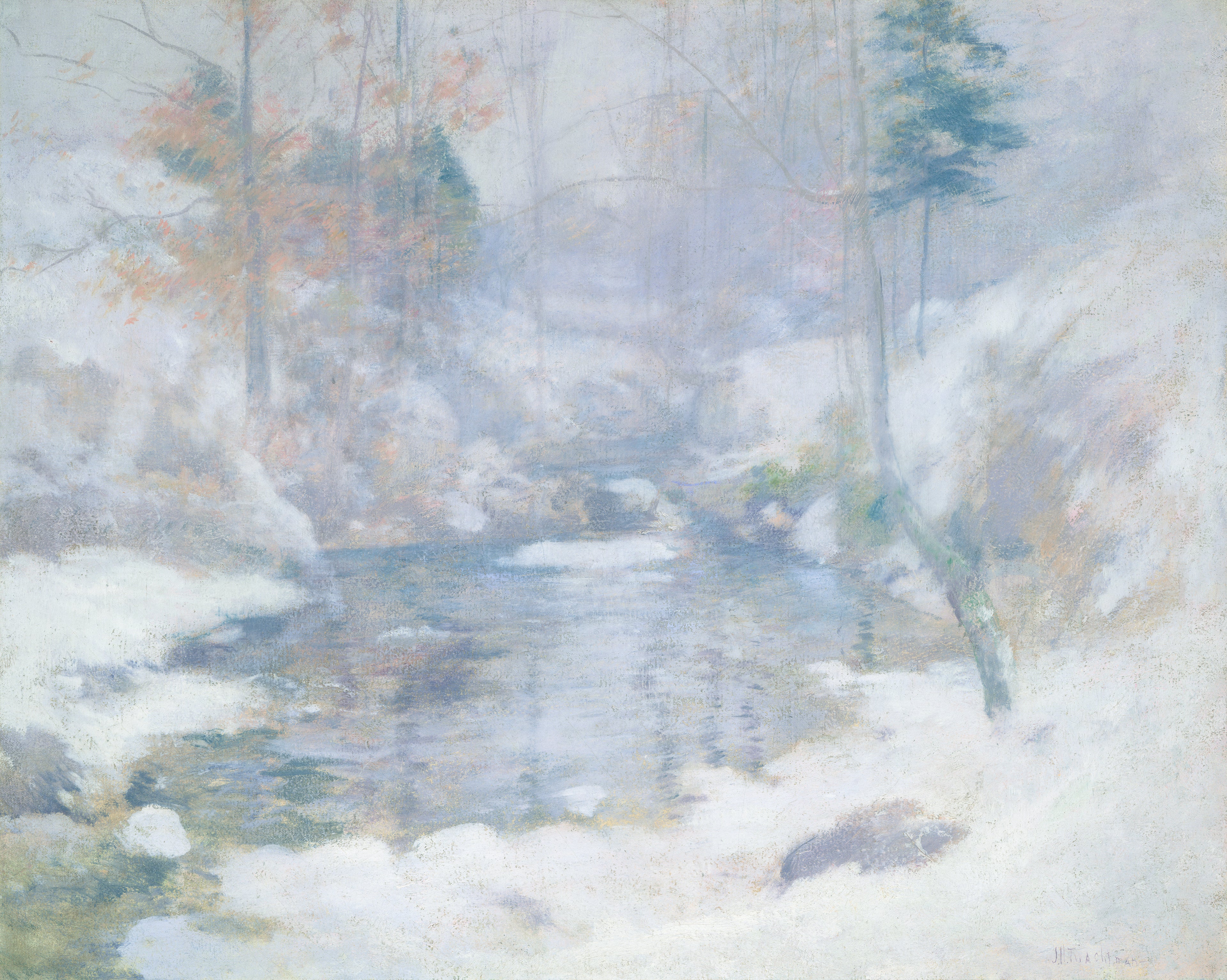 Harmonie hivernale - John Henry Twachtman