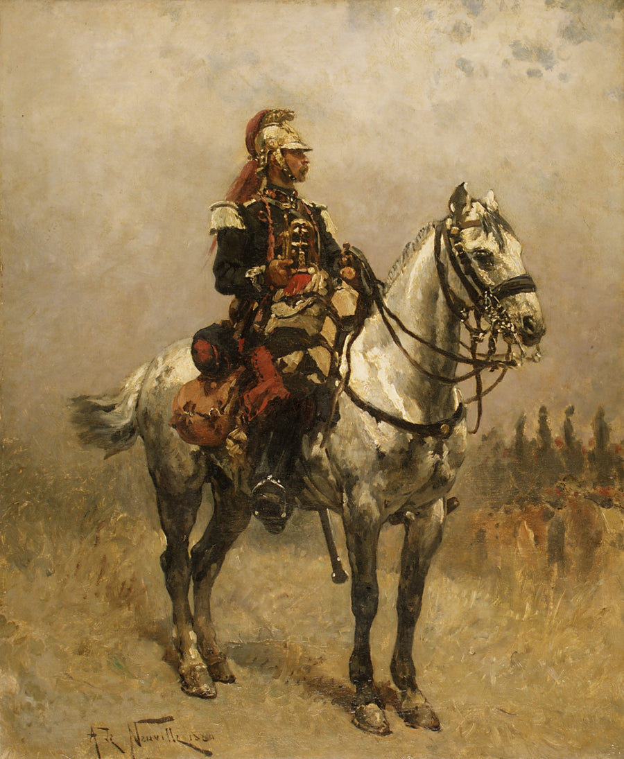 Cavaliers français pendant la guerre de 1870 - Alphonse de Neuville