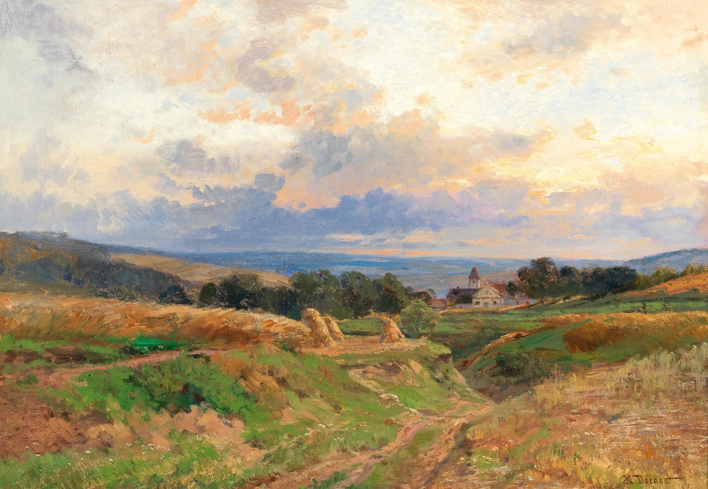À l'ouest de Vienne - Hugo Darnaut image 1 reproduction artisanale de tableau