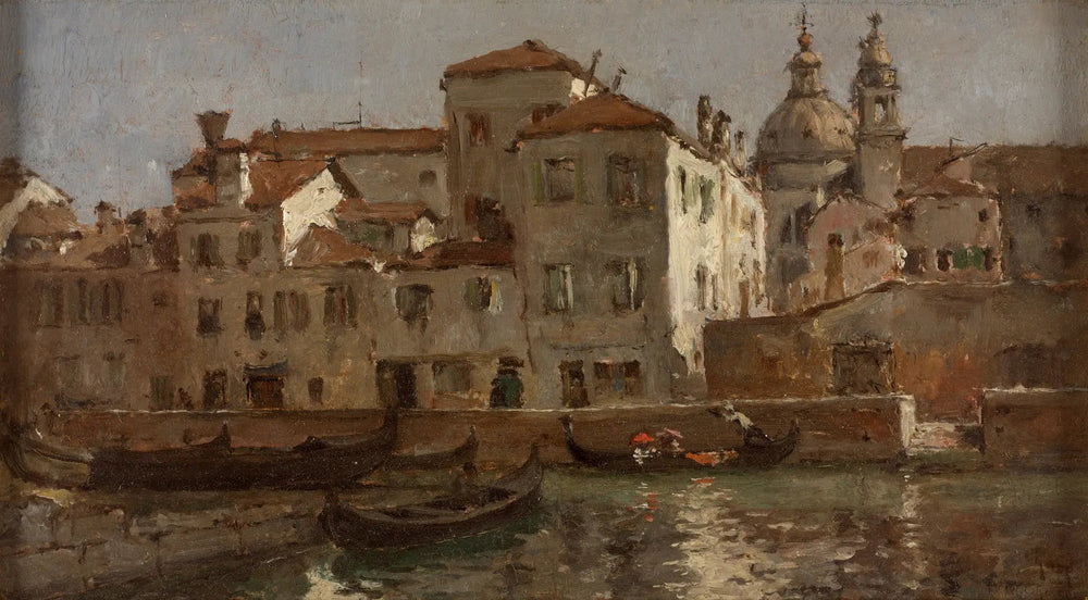 À Venise - William Merritt Chase image 1 copie de tableau peinte à la main