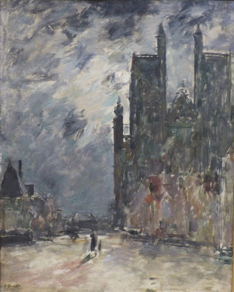 アベビル。サン＝ヴュルフラン教会 - ユージン・ブーダン