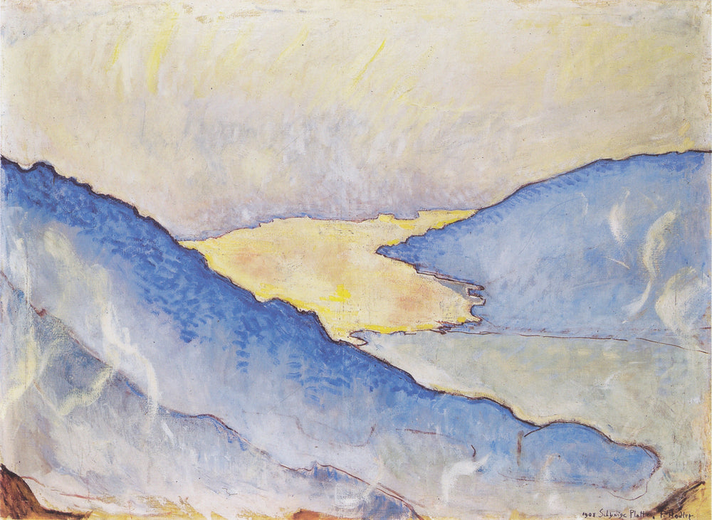 Abendnebel am Thunersee - Ferdinand Hodler image 1 reproduction d’œuvre d’art à l’huile