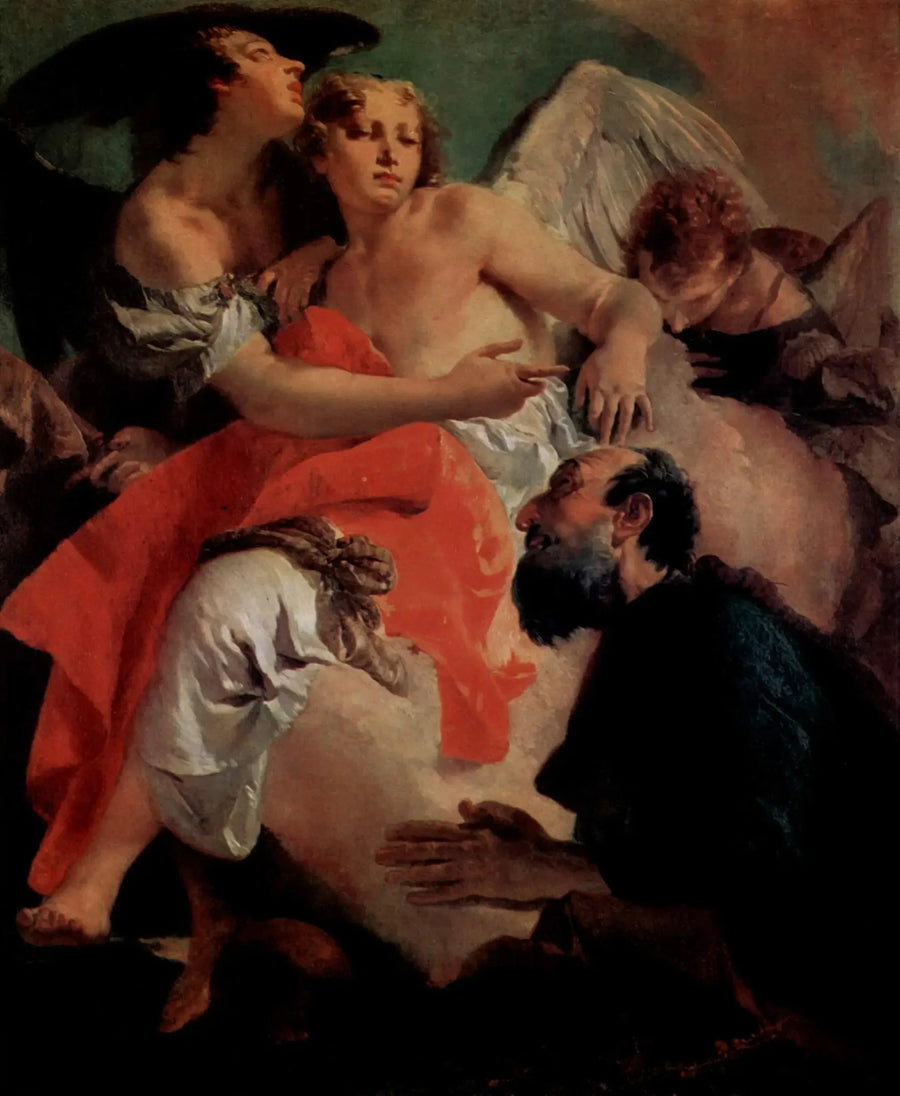 アブラハムが三人の天使の前で祈る - ジョヴァンニ・バッティスタ・ティエポロ

Source:
Abraham priant devant les trois anges - Giovanni Battista Tiepolo