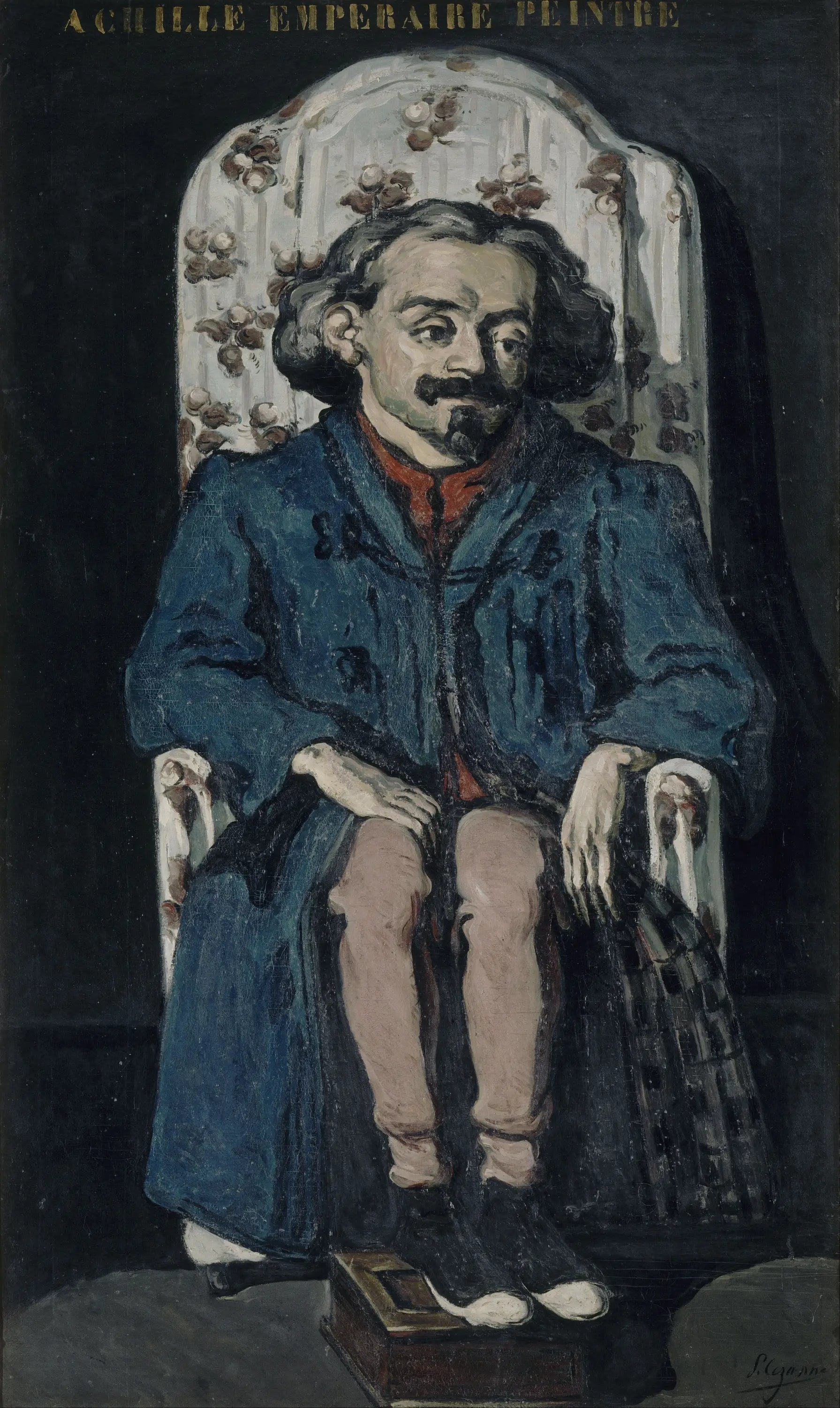 Reproduction du tableau « Achille Emperaire - Paul Cézanne » par Alpha Reproduction en peinture à l’huile
