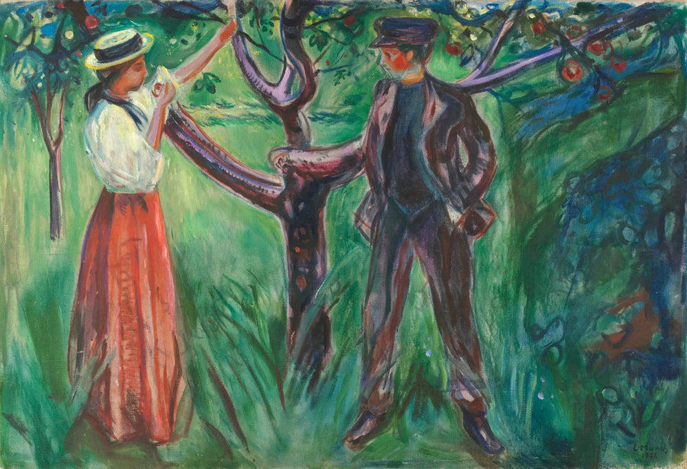 Adam et Ève - Edvard Munch image 1 tableau peint à l’huile sur toile