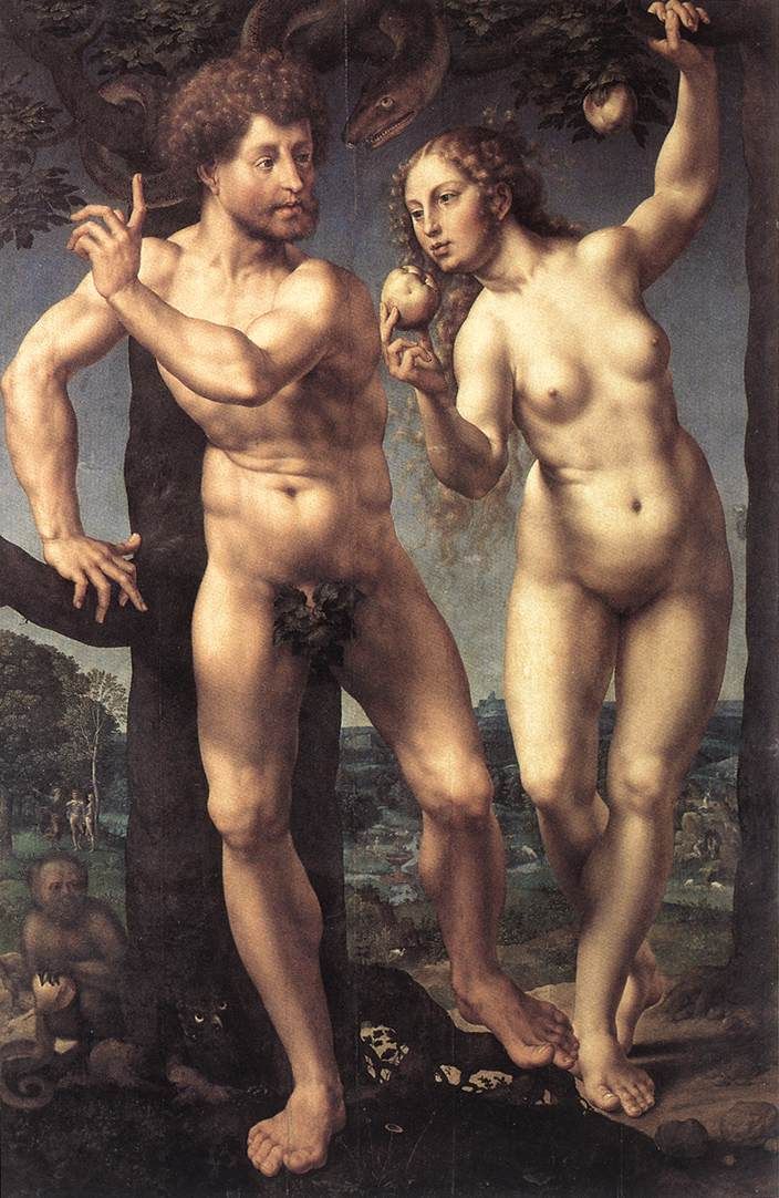 Adam et Ève - Jan Gossaert - Alpha Reproduction