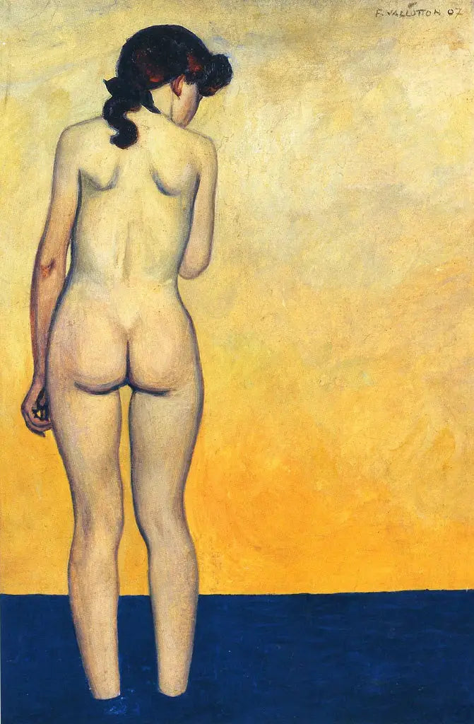 水に入る若者 - フェリックス・ヴァロトン

Source:
Adolescente entrant dans l'eau - Félix Vallotton
