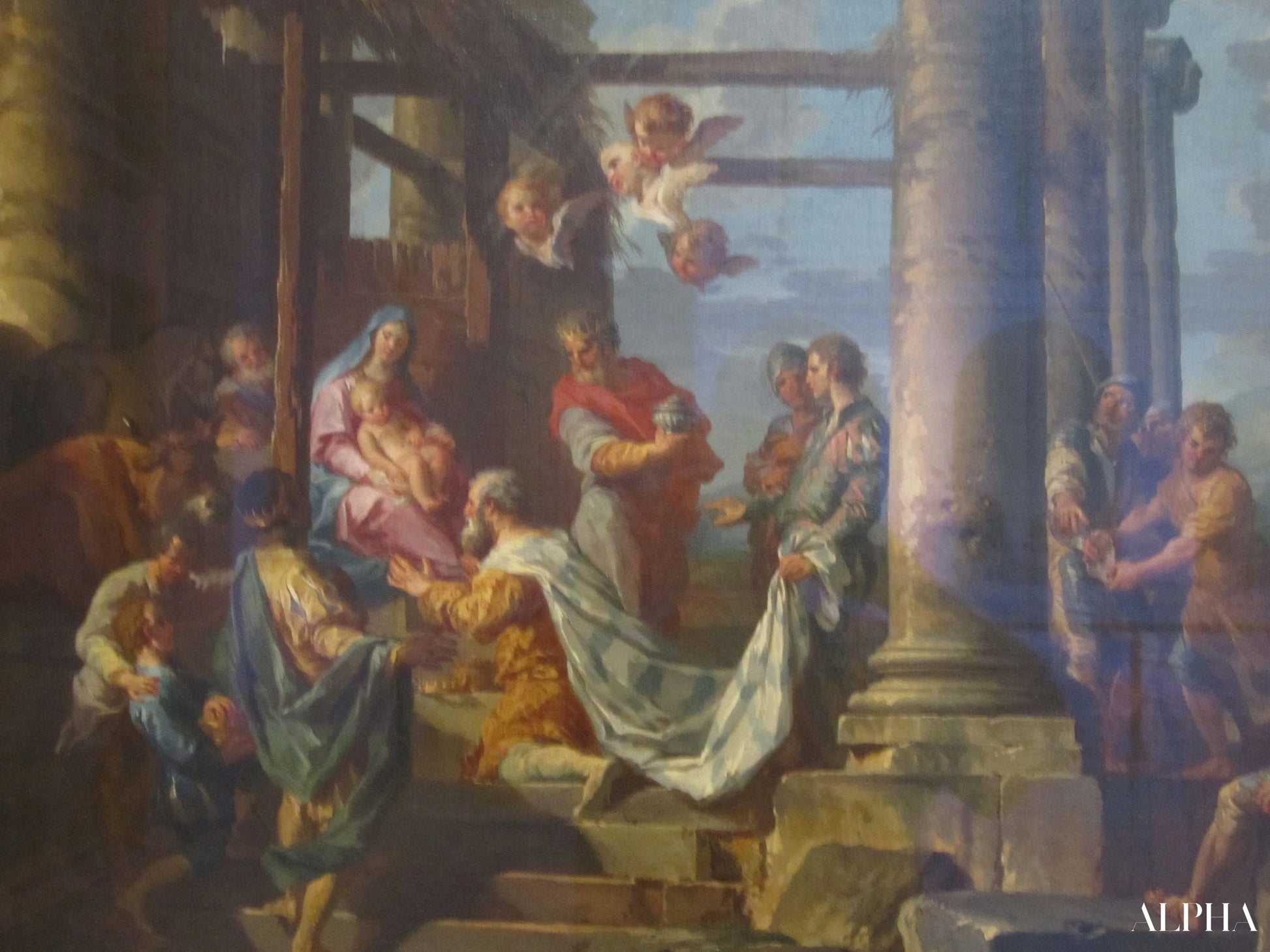 Adoration des bergers, Adoration des mages - Giovanni Paolo Panini - Reproductions de tableaux et peintures haut de gamme