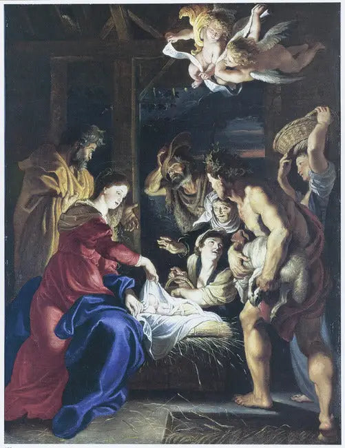 Adoration des bergers - Peter Paul Rubens image 1 tableau peint à l’huile sur toile