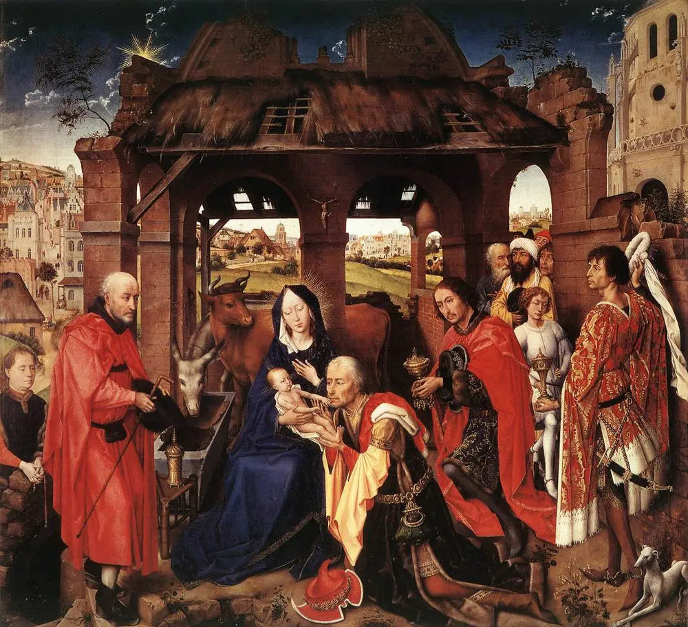 Adoration des Mages - Rogier van der Weyden image 1 reproduction artisanale de tableau