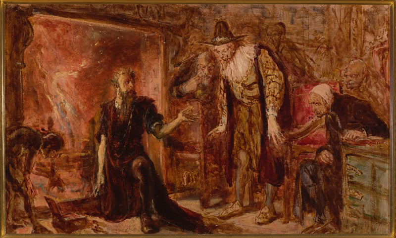 錬金術師 センディヴォギウスとジギスムンド III、スケッチ - ヤン・マテイコ

Source:
Alchimiste Sendivogius et Sigismond III, croquis - Jan Matejko